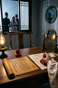 Case of Chang'an Magistrate An Guo Issuing an Order to Arrest Fugitives